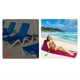 thumbnail image 5 of Sillón Inflable con Cojín de Playa,Silla de Playa Portátil de Ocio,Sillón de Playa para Acampar en la Playa (2 Piezas),Rojo y Azul, 5 of 5