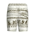 thumbnail image 5 of Fotbe Rice Harvest Pajama Shorts for Men, Men's Pajama Bottoms, Sleepwear,Short Pajama Pants-Medium, 5 of 9