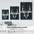 thumbnail image 4 of Antlers & Magic - Framed Gallery Wrapped Holiday Canvas - 25 x 37 - Black Frame, 4 of 8
