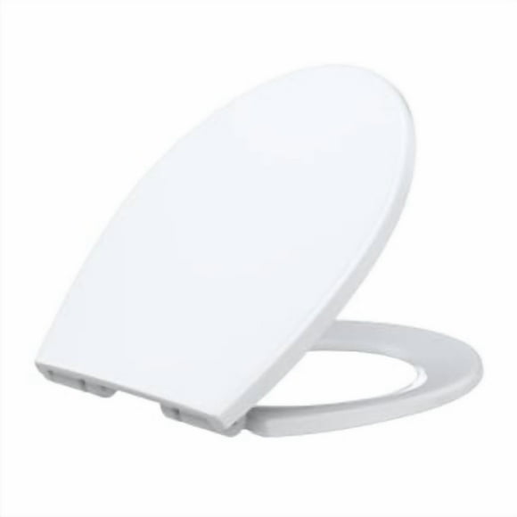 Elongated Toilet Seat, Soft Close Hinge Magnetic Non-Slip Seat Toilet Lid, Quick-Release Funciton American Standard Elongated Toilet Seat, White