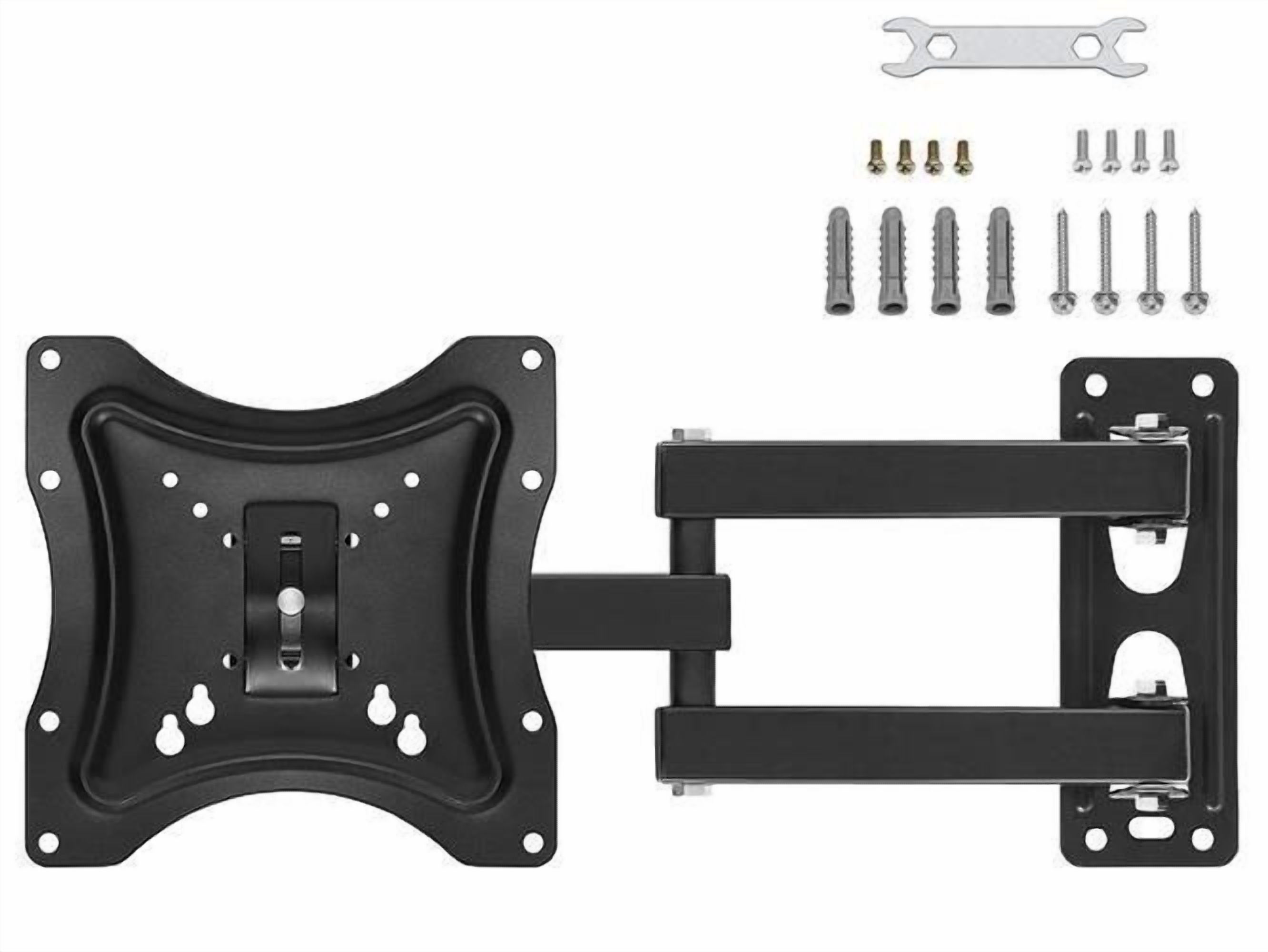 TV Swivel Wall Mount - TV Stand with Arm - 14-55 Inch Black