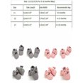thumbnail image 2 of Toddler Infant Baby Girl Cotton Shoes Toddler Baby Girl Boy Warm Soft Sole Prewalker Toddler Anti-Slip Soft Crib Shoes 0-18M, 2 of 5