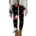 thumbnail image 1 of Gibobby Pantimedias para Mujer Cómodas y Cálidas Leggings de mujer Pantalones de bota con estampado navideño Pantalones de cintura cómodos (Negro, XL), 1 of 5