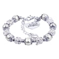thumbnail image 1 of Guardurnaity Joyas Con cuentas Cadenas en forma de corazón Vidrio hecho a mano Elegante Amistad Brazalete Buena elasticidad para boda Ropa, zapatos y accesorios Miscelánea Blanco Guardurnaity AP009545-02, 1 of 6