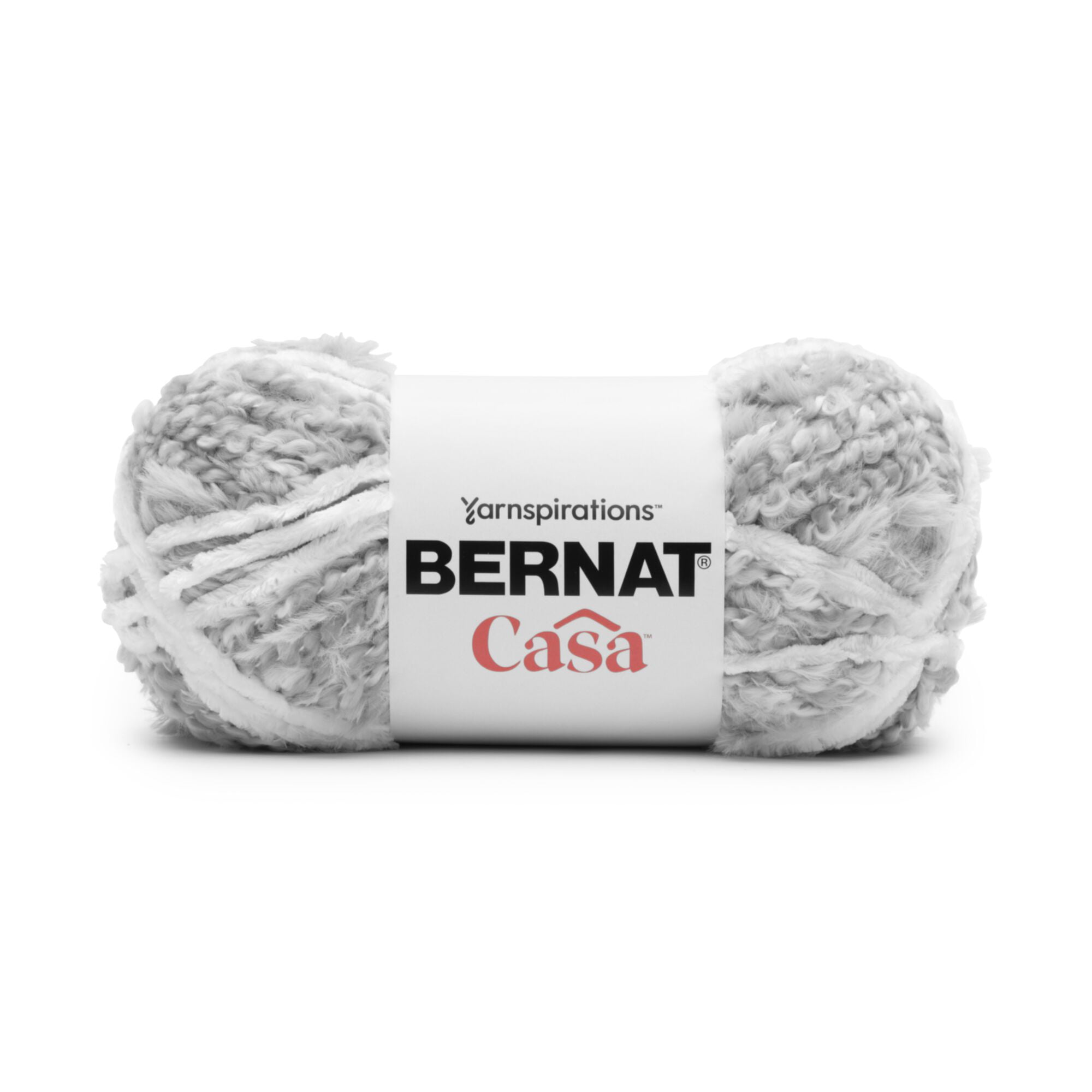Bernat® Casa™ #6 Super Bulky Polyester-Acrylic Yarn, Gray Cloud 7.9oz/225g, 170 Yards