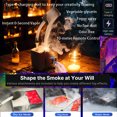 thumbnail image 2 of Portable Smoke Machine Handheld Fog Machine w Remote Control Fogger for Photography, Outdoor Events, Parties, Stage Effects,Cosplay Pros Airflow Testing, 2 of 7