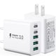thumbnail image 1 of Cargador de pared USB C sccvee 50 W con carga rápida de 5 puertos, 1 of 7