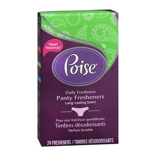 Poise Panty Fresheners, 24 count