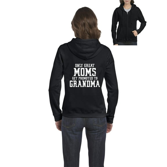 Artix - Women's Sweatshirt Full-Zip Pullover - Promoted to Grandma