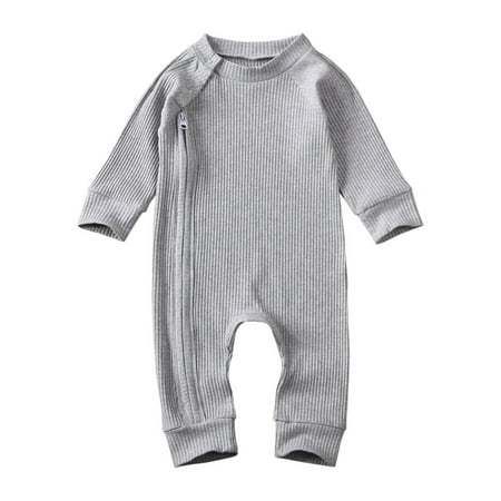 

Spring hue Toddler Baby s Pure Cotton Long Sleeve Jumpsuits Round Neck Rompers