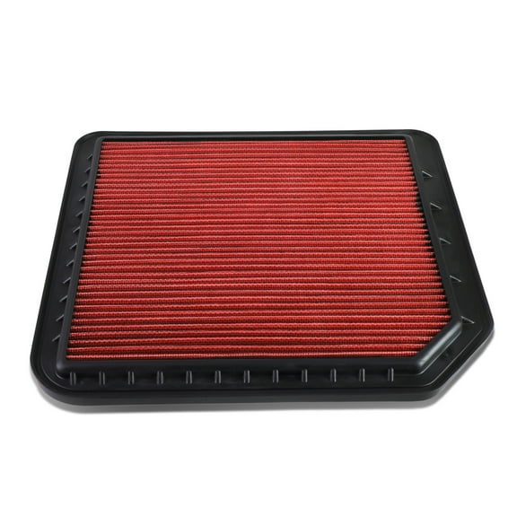 DNA Motoring AFPN-118-RD Infiniti QX56 / QX80 Reusable & Washable Replacement High Flow Drop-in Air Filter (Red)