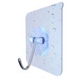 thumbnail image 4 of CAROOTU Strong Adhesive Wall Hook Transparent Removable Hanger Hooks for Bathroom Kitchen, 4 of 6