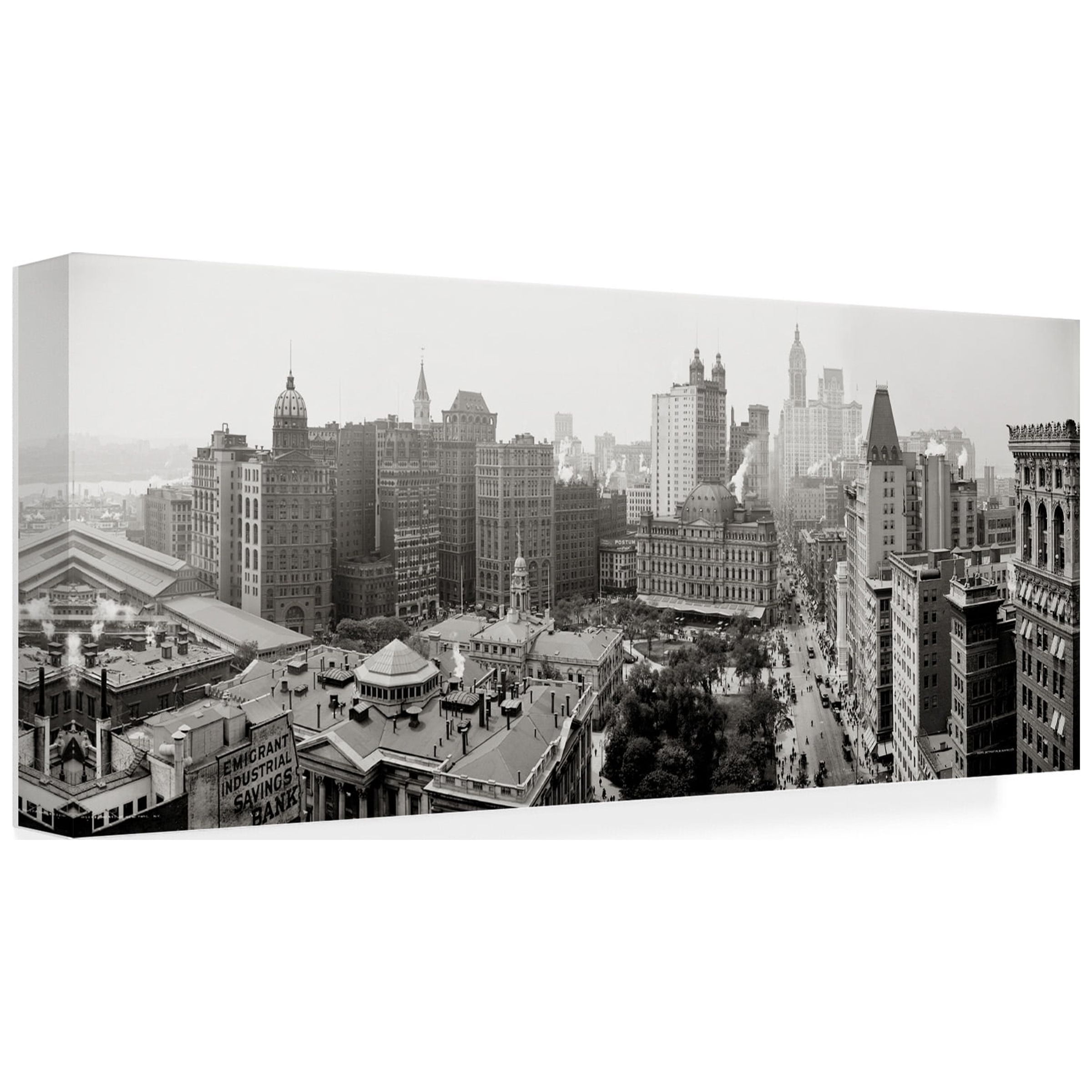 Print Collection 'City Hall Panorama New York' Canvas Art