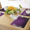 thumbnail image 3 of Ambesonne Eggplant Place Mats Set of 4, Squares Modern Art, Standard Size, Purple, 3 of 5
