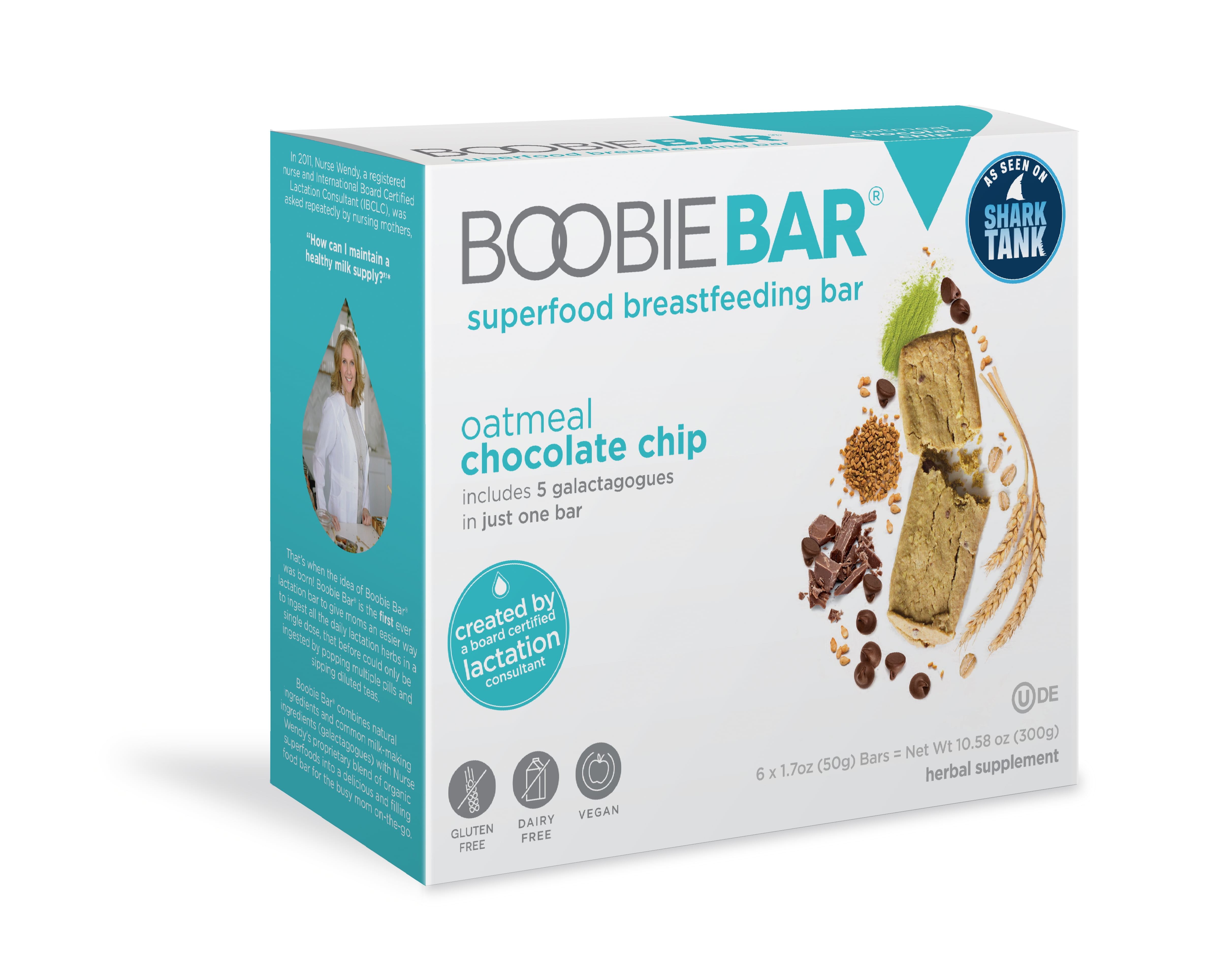 Boobie Bar Superfood Breastfeeding Bar, Oatmeal Chocolate Chip, (1.7 Ounce Bars, 6 Count) - Walmart.com - Walmart.com Boobie Bar Superfood Breastfeeding Bar, Oatmeal Chocolate Chip, (1.7 Ounce Bars, 6 Count) - Walmart.com - Walmart.com