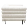 thumbnail image 6 of Diamond Sofa Vox Chair in Faux White Shearling with Black Powder Metal Legs, 6 of 6