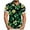 Yellow, variant on Blczomt Big and Tall Men Short Sleeve Shirt St.Patrick's Day Yellow Casual Button Down T-Shirts Summer Button Up Clover Graphic Tops