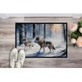 thumbnail image 2 of Carolines Treasures DAC7711MAT 18 x 27 in. Winter Wolves Doormat, 2 of 5