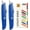 Blue, variant on DIYSELF 2Pack Utility Knife Box Cutter Retractable Blade Heavy Duty(Silver)