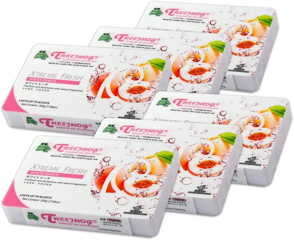 Pack of 6 TreeFrog Xtreme Fresh UnderTheCar Natural Air Freshener