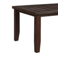 thumbnail image 3 of 6 Rectangular Cherry Dining Table, 30" High X 42" Wide 66" Long, Tapered Legs, , Transitional Table With And Elegant Legs - Fits 6 Seats, Height Width Length, 3 of 3