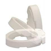 Flip-Up Toilet Seat Riser - Hinged Toilet Seat Lift Riser, Simply & Easy to Install Hinged Raised Toilet Seat