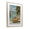 thumbnail image 2 of Stupell Industries Traditional Vintage Poolside Woman Birch Framed Print Under Glass, 17 x 21, by Franklyn Gregory, 2 of 8