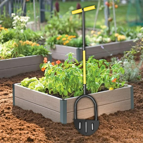 Manual Edger Accessories Edging Tool Manual Lawn Tool Long Handle Half Moon Edger Saw Tooth Edger for Landscaping Sidewalk Grass Driveway