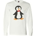 thumbnail image 3 of Inktastic Cute Penguin, Little Penguin, Penguin with Bow Tie Long Sleeve T-Shirt, 3 of 5