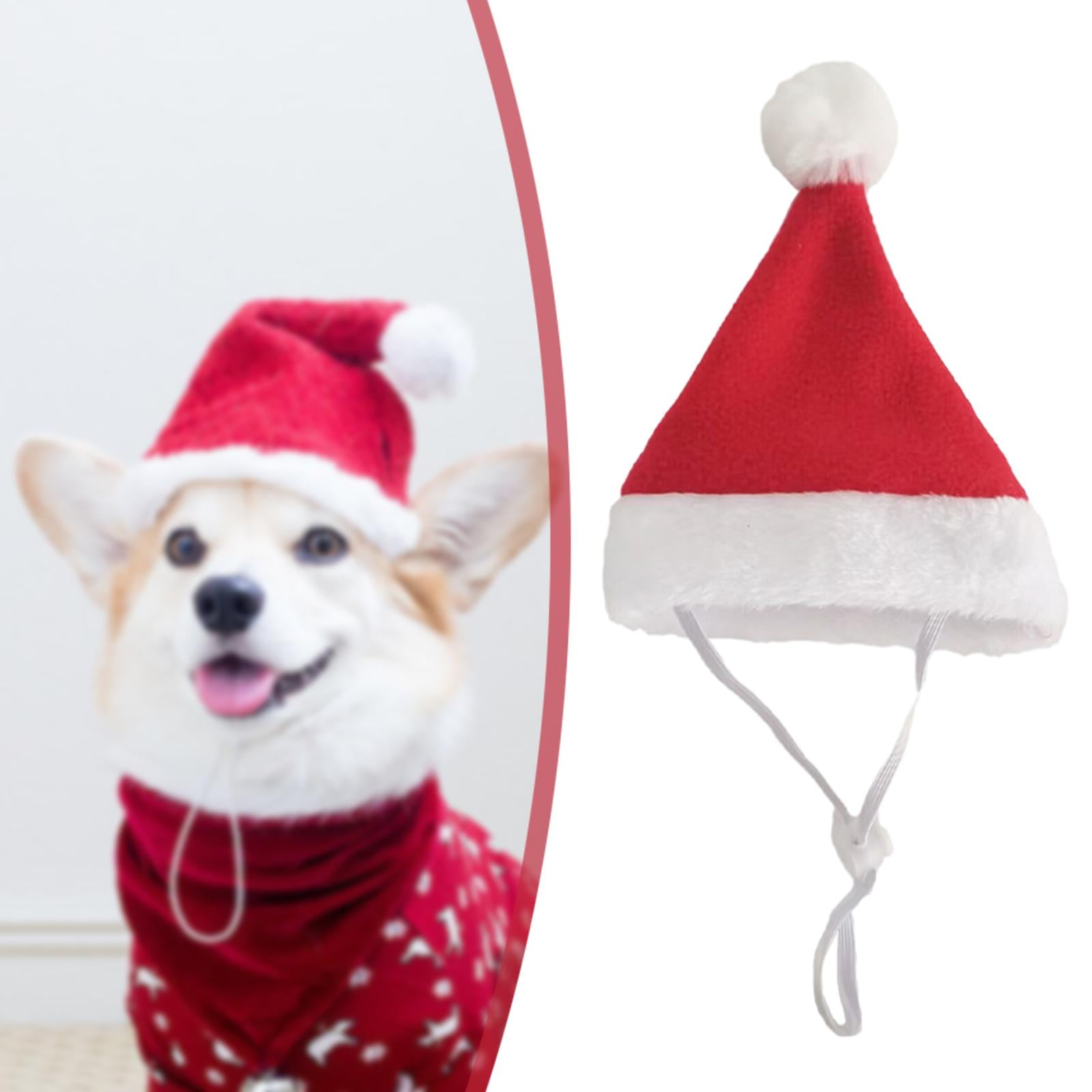 Dog Cat Santa Hats Pet Christmas Costume Accessory for Pet Puppy