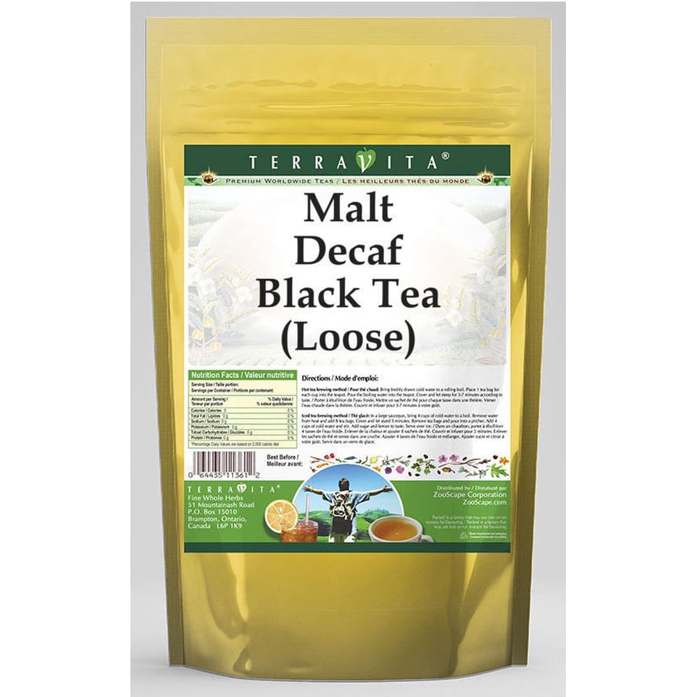 Malt Decaf Black Tea (Loose) (8 oz, Zin: 533397) - Walmart.com