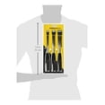 thumbnail image 2 of Set De 3 Formones 12 18 Y 23 Mm Mango Polipropileno Stanley Stanley 16-125LA, 2 of 2