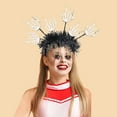 thumbnail image 1 of Xihbxyly Diadema para Fiesta de Halloween, Accesorio para Disfraz Festivo, Diseño Multicolor, Material Abs Cómodo, Ajuste Ajustable, Ideal para Eventos de Terror, Fiestas de Cosplay, Tamaño 28 X 27 C, 1 of 6