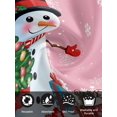 thumbnail image 7 of Pink Snowman Christmas Cloth Napkins Set of 8 Reusable Dinner Napkins, Gifts Xmas Tree Winter Snowflake Cocktail Napkin Washable Table Napkins for Wedding/Holiday Party/Baby Shower 20"x20", 7 of 7