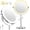 Silver, variant on 1X/30X Makeup Mirror with Lights, Brightness Adjustable with 3 Colors, Double Sided Magnifying Mirror with 360? Rotation, Lighted Makeup Mirror with Magnification, Ideal  for Women