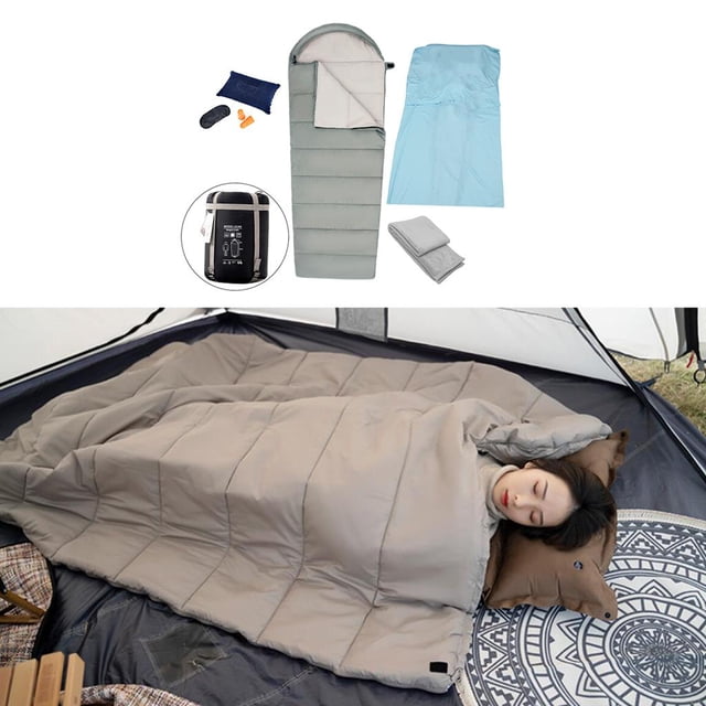 de dormir ligero de de plumón para exteriores, acampada, senderismo, mochilero, de dormir térmico con de compresión - mejorado, 1,3 kg DYNWAVEMX Colchón de invierno para dormir