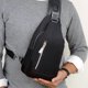 thumbnail image 5 of Bolso de pecho NikouMX con USB para hombres de alto rendimiento, 5 of 8
