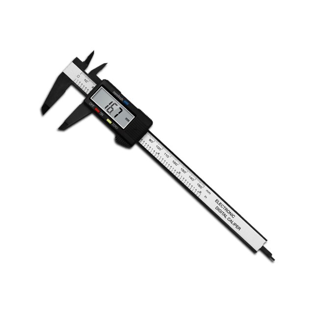 Kenally Pantalla digital Vernier Caliper LCD 0.01 mm / 0.001 pulgadas Micrómetro Calibre Regla Longitud Profundidad Acero inoxidable Portátil de mano Medidores de medidas dimensionales Tipo 1 Kenally TO001041-01