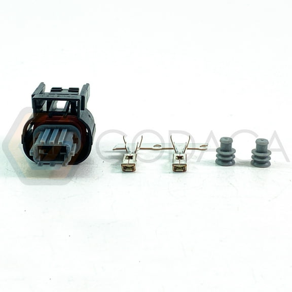 1x Connector 2-way for Fuel Rail Pressure WPT-1065 w/out wire