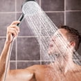 thumbnail image 4 of Apmemiss Clearance Shower Head, 5 Modes High Pressure Shower Heads for Relaxed Shower Experience, 4.7 Inch Bathroom Fixed Showerhead Even at Low Water Pressure for Powerful Spray, 4 of 6