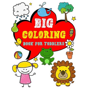 Wild Animals Toddlers Coloring Book : Animals Coloring And Activity ...