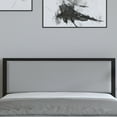 thumbnail image 4 of Merrick Lane Queen Size Headboard Light Gray Fabric Upholstered Headboard With Metal Frame and Adjustable Rail Slots, 4 of 12