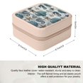 thumbnail image 2 of Autua Seahorses Shells Starfish Small Jewelry Box for Women Necklace Ring Earring Organizer Travel Case Compact Size Pink, 2 of 5