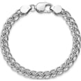 thumbnail image 4 of Sterling Silver Polished Link Bracelet, 4 of 5