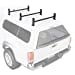 thumbnail image 3 of AA-Racks Model DX36 Universal Pickup Truck Cap & Topper 3 Bar Ladder Roof Van Rack System Adjustable Steel Cross Bars - Sandy Black, 3 of 10