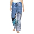 thumbnail image 2 of Goofa Lighthouse in Havana Printed Soft Pajama Pants for Women, Wide Leg Comfy Casual Lounge Yoga Pants-XX-Large, 2 of 9