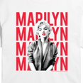 thumbnail image 3 of Marilyn Monroe - Stacked Name - Juniors Cropped Graphic T-Shirt, 3 of 5
