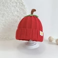 thumbnail image 3 of Beanie Hats Cute Pumpkin Knit Beanie Cap, Kids Winter Warm Beanies Hat, Children Orange Pumpkin Knitted Hat for Boy Girl under $10, 3 of 3