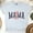 Ash, variant on Mama Star Print Shirt for Women, USA Themed Red White Blue Bolt Graphic Tee, Azalea, Size L