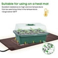 thumbnail image 3 of Garden Seedling Tray, Growth Control Seed Starter Tray Reusable  Ventilation Transparent  for Plant, 3 of 8
